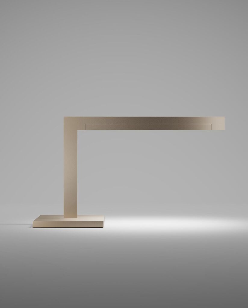 INLAY T2 Table Lamp in Satin Gold finish
