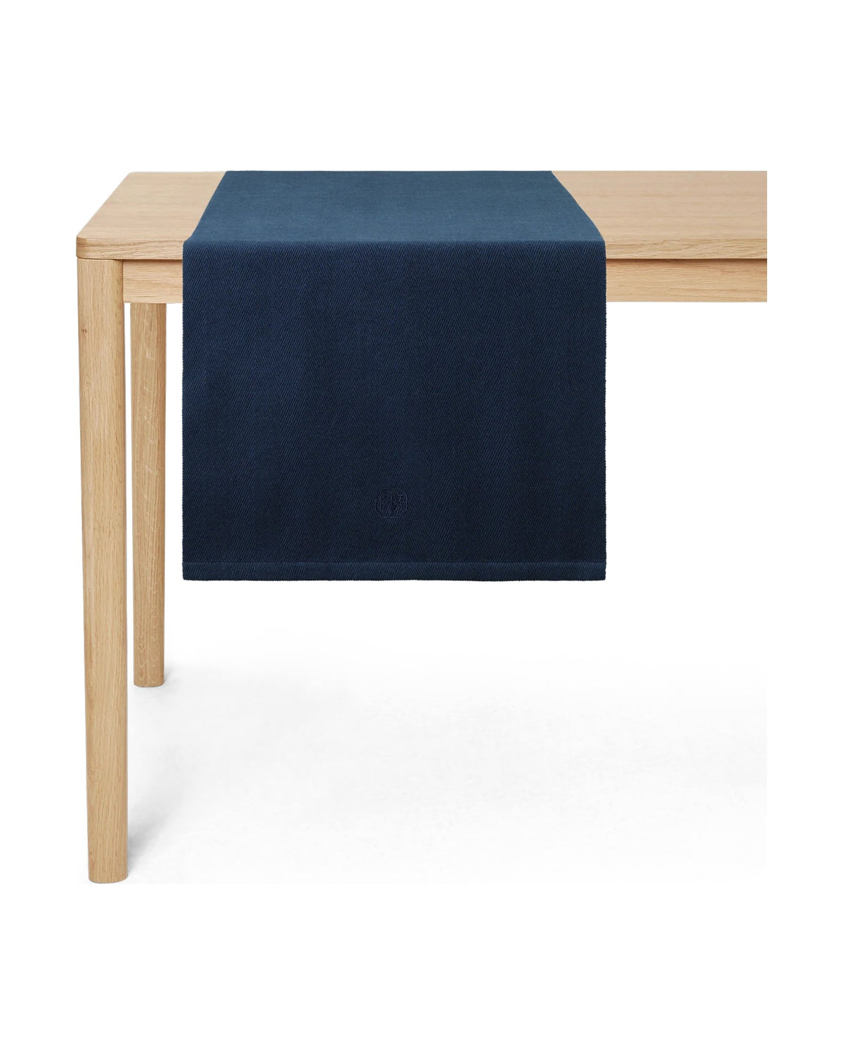Herringbone Runner 44x150cm Deep Blue