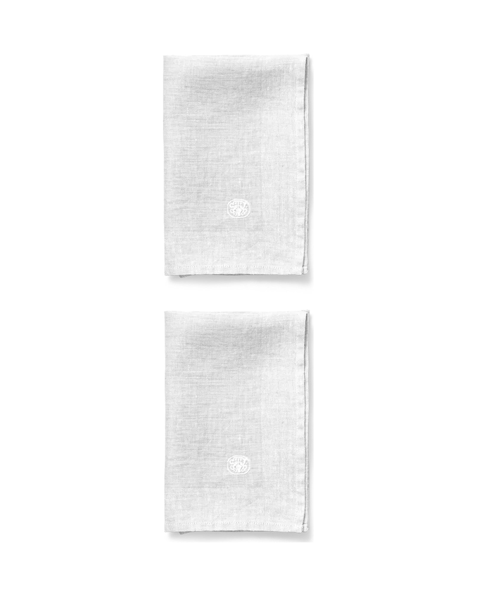 Plain Napkins Set of 2 45x45cm Grey