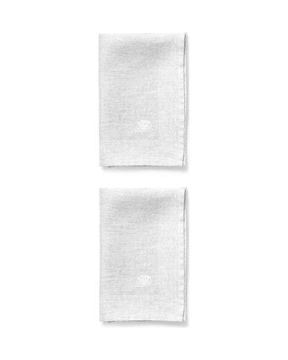 Plain Napkins Set of 2 45x45cm Grey