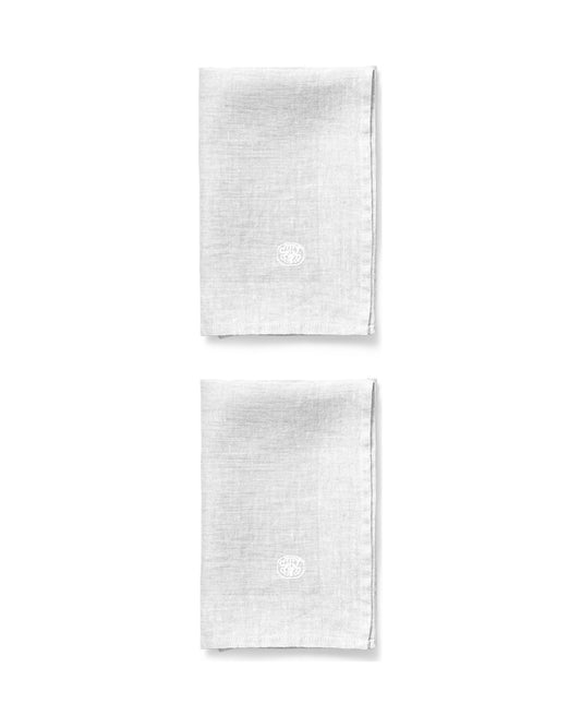 Plain Napkins Set of 2 45x45cm Grey
