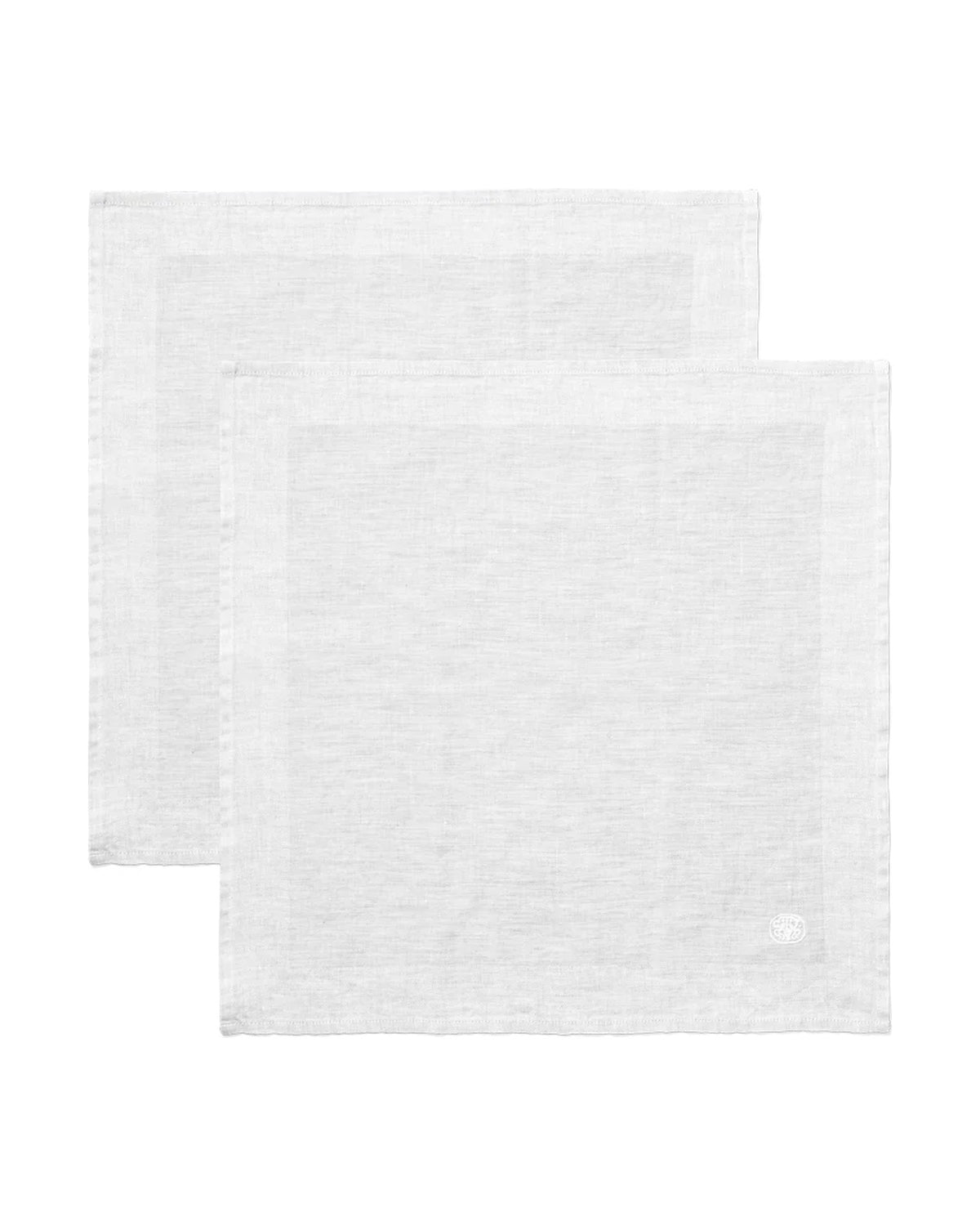 Plain Napkins Set of 2 45x45cm Grey