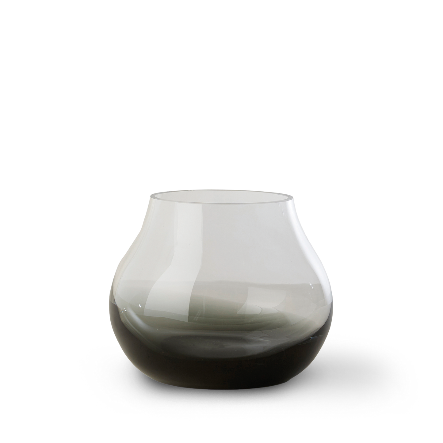 Flower Vase No.23 18cm Smoked Grey