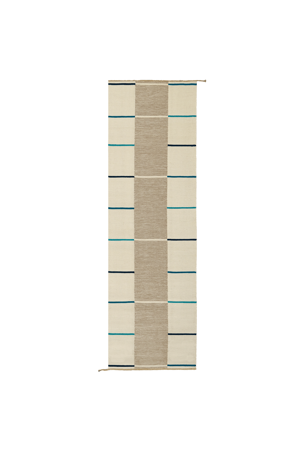 VK-11 Runner by Vibeke Klint for Nordic Modern in Grey/White/Blue