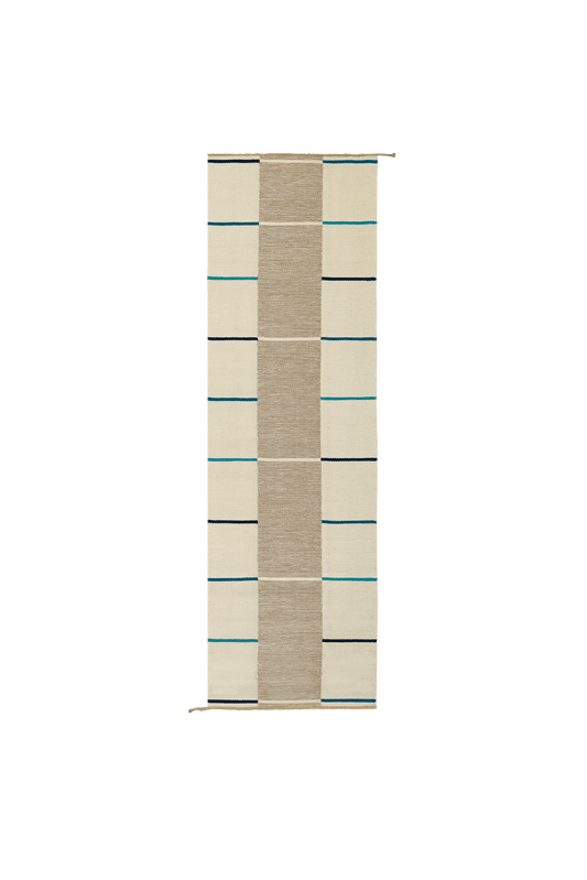 VK-11 Runner by Vibeke Klint for Nordic Modern in Grey/White/Blue