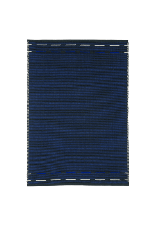 VK-4 Rug by Vibeke Klint for Nordic Modern in Blue/Black