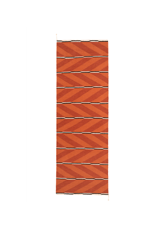 VK-6 Runner by Vibeke Klint for Nordic Modern in Orange
