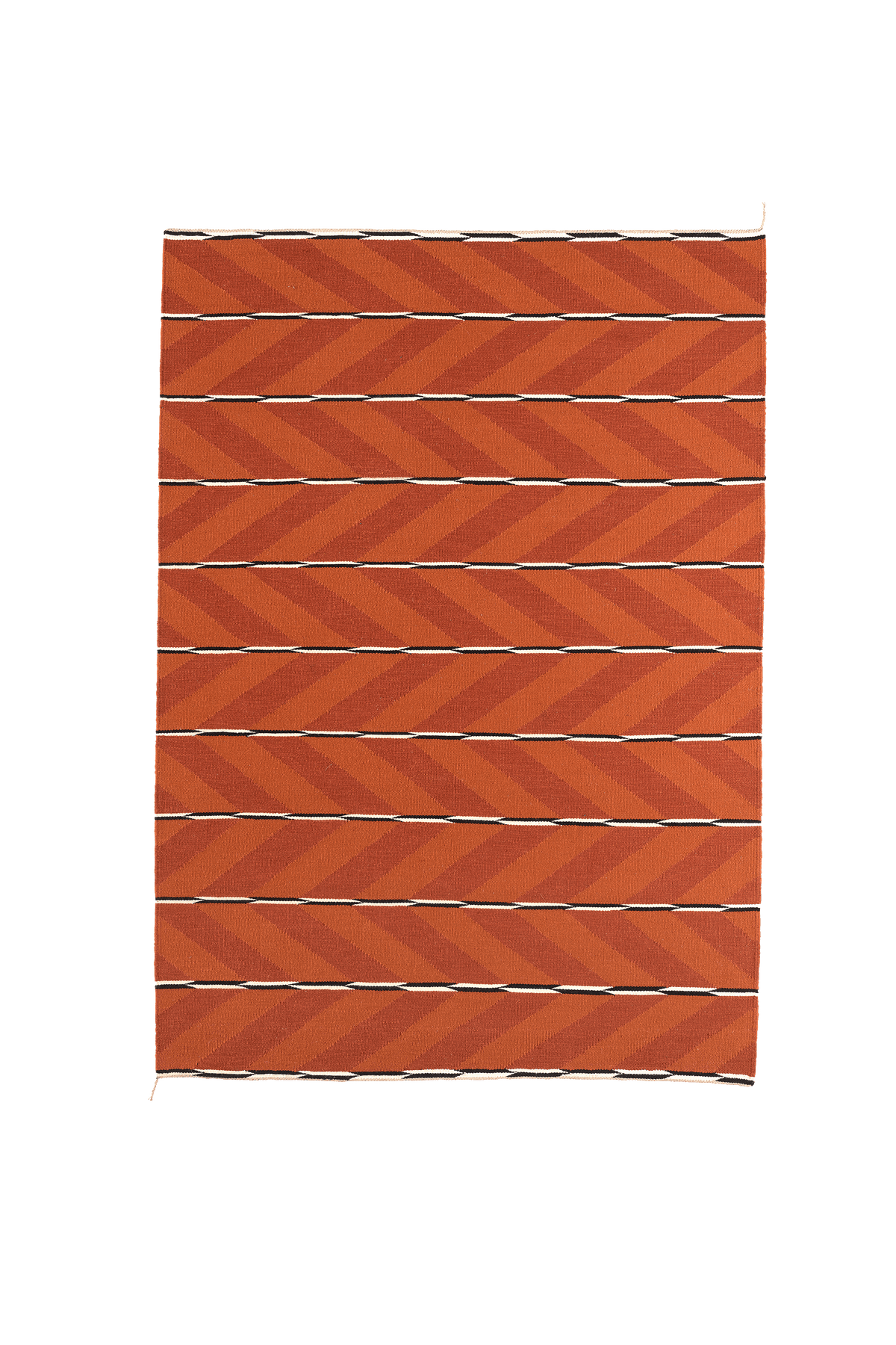 VK-6 Rug by Vibeke Klint for Nordic Modern in Orange