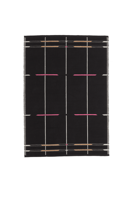 VK-9 Rug by Vibeke Klint for Nordic Modern in Black