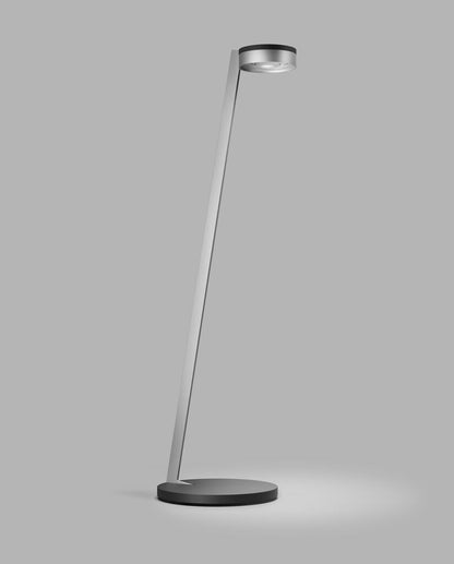 BLADE F1 SLIM Floor Lamp in Matt Black and Satin Silver finish