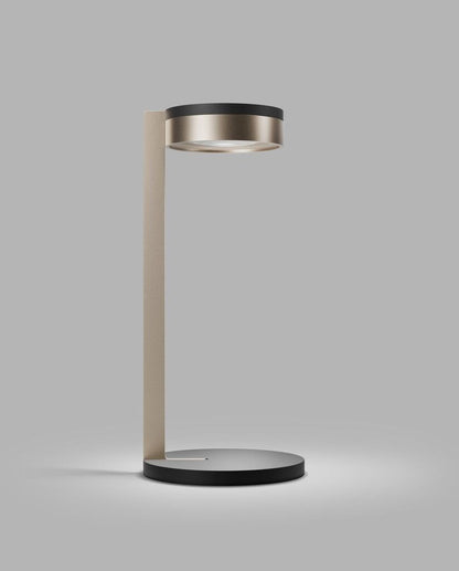 BLADE T2 SLIM Table Lamp in Matt Black and Satin Gold finish