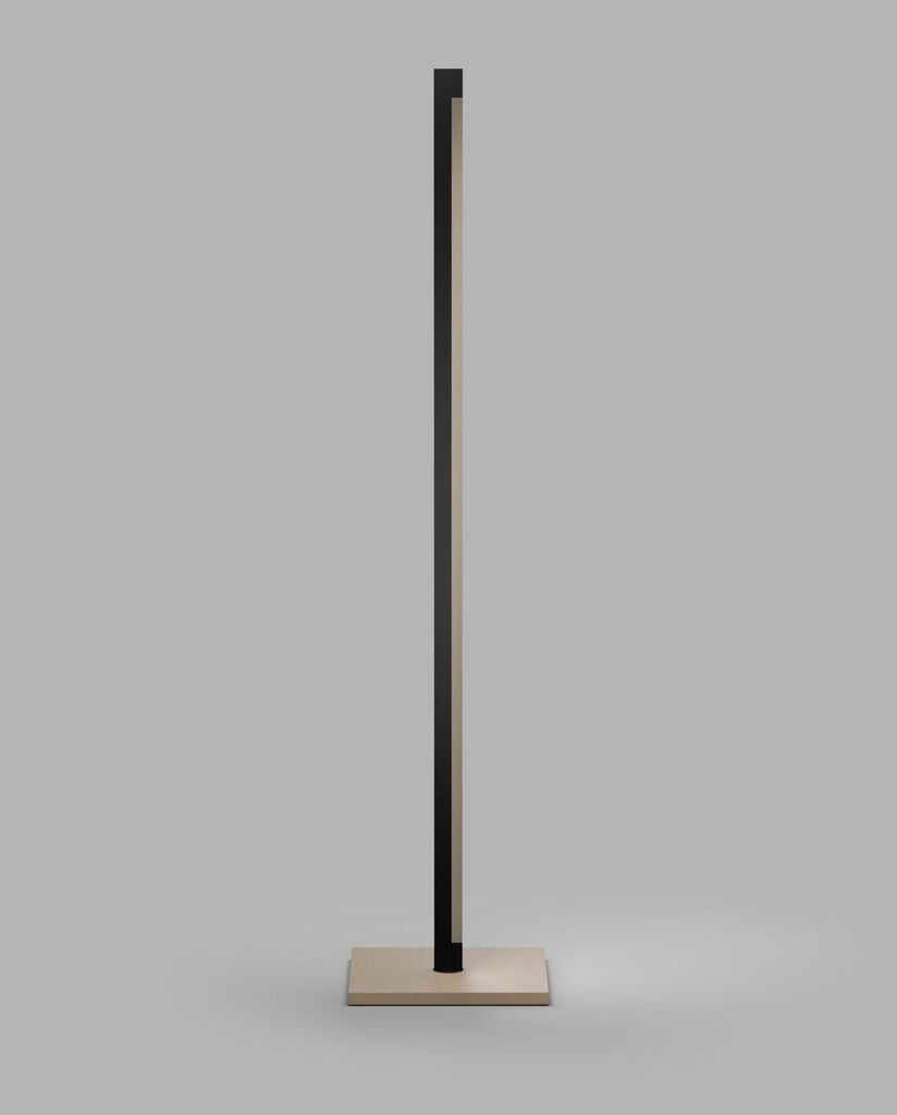 INLAY F1 Floor Lamp in Matt Black and Satin Gold finish