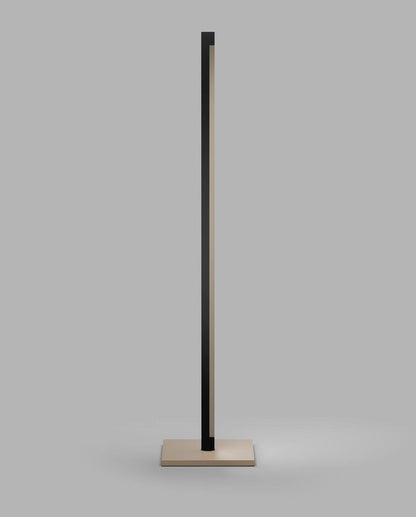 INLAY F1 Floor Lamp in Matt Black and Satin Gold finish